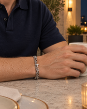 Star Layer Chain Bracelet — alternative styling
