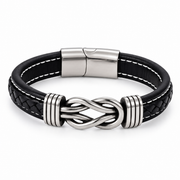 Stitched Infinity Braid Bracelet — product view