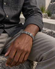 Stone Chevron Link Bracelet — styling look one