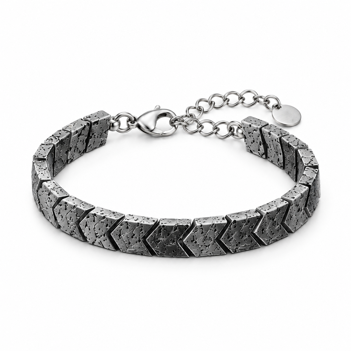 Stone Chevron Link Bracelet — product view