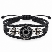 Sun Medallion Cord Bracelet — product view