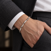Tapered Bar Link Bracelet — tailored styling