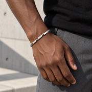 Tapered Bar Link Bracelet — casual styling