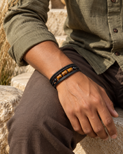 Three Stone Frame Bracelet — styling look one