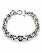 Toggle Oval Chain Bracelet — product view