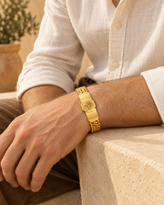 Tree Emblem Mesh Bracelet — alternative styling