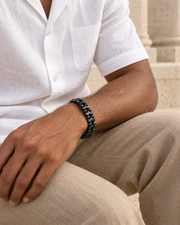 Twin Chevron Bead Bracelet — styling look one