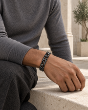 Twin Chevron Bead Bracelet — alternative styling