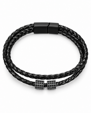 Twin Cylinder Braid Bracelet — product view