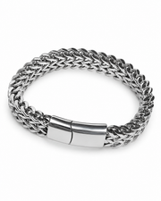 Twin Weave Chain Bracelet — product view