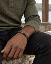 Twisted Column Bead Bracelet — styling look one