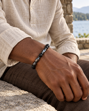 Twisted Column Bead Bracelet — alternative styling