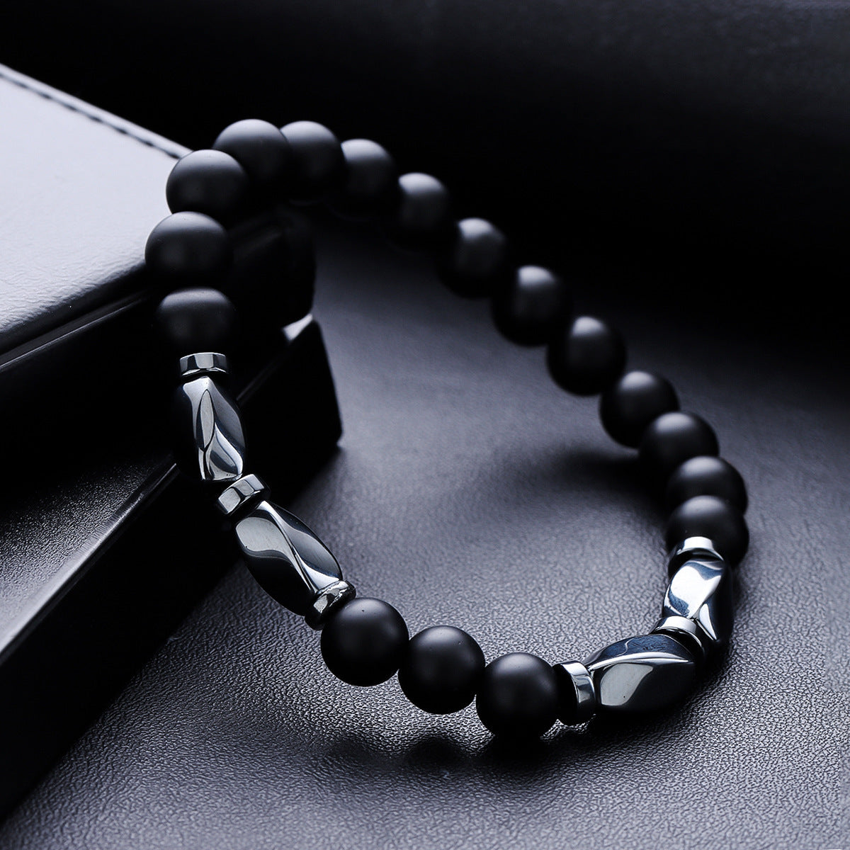 Twisted Column Bead Bracelet
