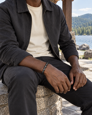 Twisted Column Bead Bracelet — contextual scene