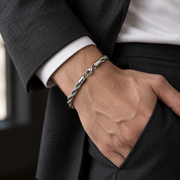 Twisted Rope Link Bracelet — tailored styling