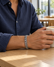 Wheat Layer Chain Bracelet — alternative styling