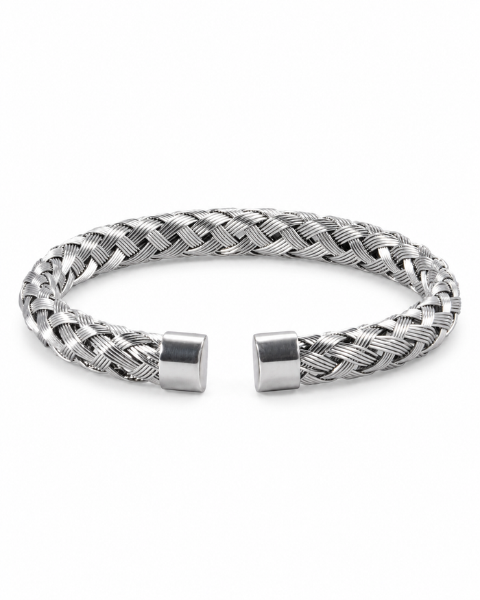 Woven Steel Cuff — product view