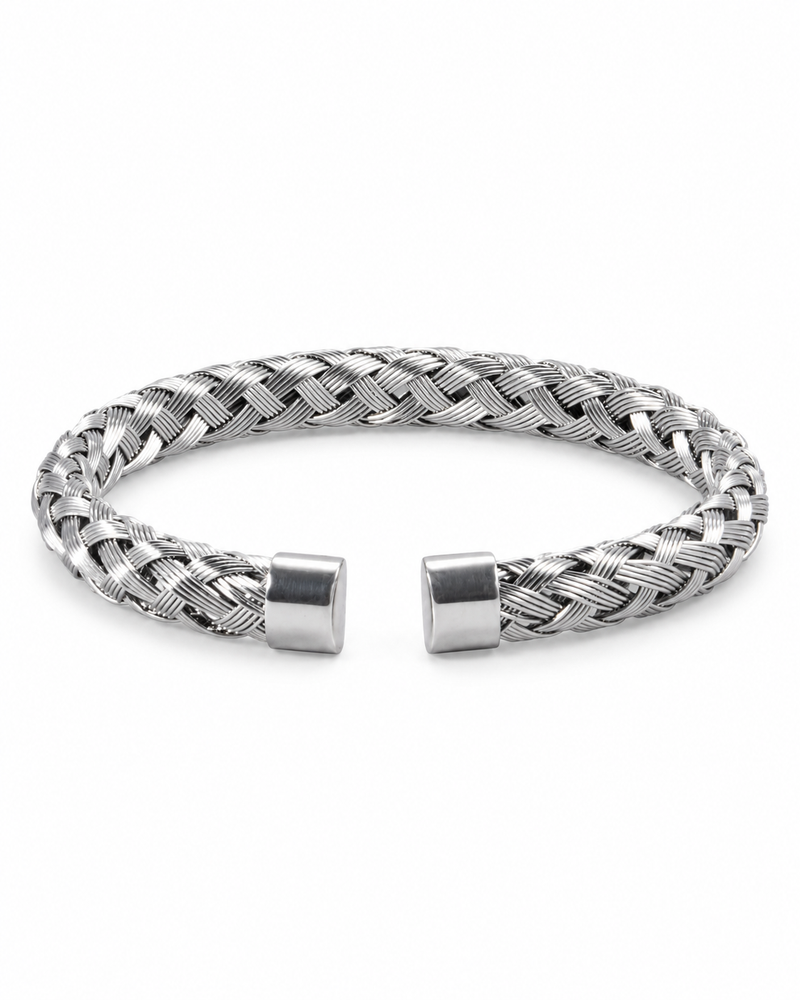 Woven Steel Cuff — product view
