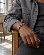 Wrapped Oval Link Bracelet — alternative styling