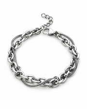 Wrapped Oval Link Bracelet — product view