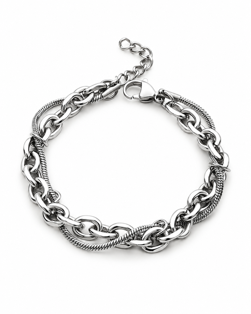 Wrapped Oval Link Bracelet — product view